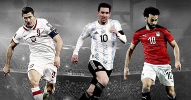 محمد صلاح ينافس ميسي وليفاندوفسكي على جائزة "ذا بيست" الليلة