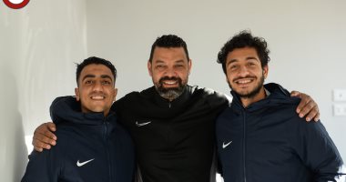 فيوتشر ينهى استعداداته لبيراميدز واحتفال خاص بثنائى الفريق.. صور