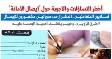 أخطر التساؤلات والأجوبة حول "إيصال الأمانة".. نقلا عن "برلماني" 