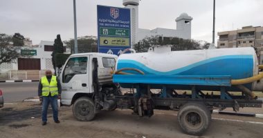 مياه القناة تعلن حالة الطوارئ وتنشر أسطول السيارات فى الشوارع لمواجهة الأمطار