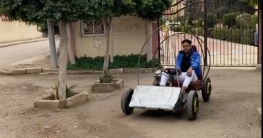 "بحبح".. دكتور ميكانيكي اخترع عربيةبـ3000 جنيه وبيدخل بيها سباقات.. لايف