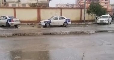 درجة الحرارة الآن.. سقوط أمطار وانخفاض فى درجات الحرارة بورسعيد.. لايف وصور 