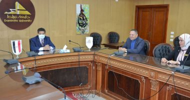رئيس جامعة دمياط يبحث تقديم مشروعات بحثية لخدمة المحافظة