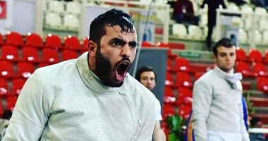 مصطفى أيمن بطل السلاح: هوايتى الكرة والاسكواش وبحب يوسف الشريف