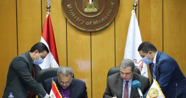 وزارة القوى العاملة والهيئة القبطية الإنجيلية تفعلان إعلان عام المجتمع المدنى.. بدء تدريب 4000 شاب للحد من البطالة.. محمد سعفان: تسجيل العمالة غير المنتظمة لتيسير حصولهم على منح الوزارة