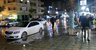 أمطار خفيفة على مرسى مطروح مع انخفاض درجات الحرارة.. لايف