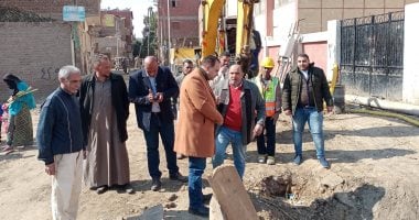 حياة كريمة بالمنيا.. بدء العمل فى توسعات محطة معالجة الصرف الصحي بقرية دلجا