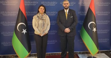 مندوب ليبيا بالجامعة العربية يبحث مع وزيرة الخارجية عددا من الملفات الهامة