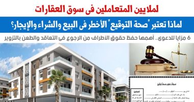 لماذا تعتبر "صحة التوقيع" الأخطر فى البيع والشراء والإيجار؟.. نقلا عن برلمانى