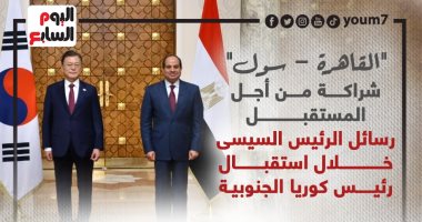رسائل الرئيس السيسى خلال استقبال رئيس كوريا الجنوبية.. إنفوجراف