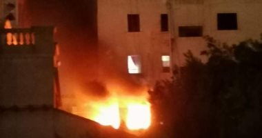 تحطم حوائط شقق سكنية بسبب انفجار غازى داخل عقار فى النزهة.. صور