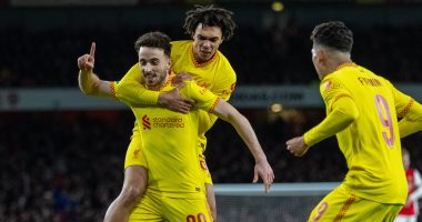 أرسنال ضد ليفربول.. جوتا يتقدم للريدز بعد 54 دقيقة فى الدوري الإنجليزي