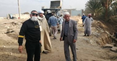 رئيس مدينة الأقصر يتابع أعمال إحلال وتجديد كوبرى نجع القباحى الشرقى.. صور
