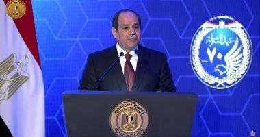 نص كلمة الرئيس السيسى باحتفال عيد الشرطة: الغاية الأسمى للدولة المحافظة على بقائها