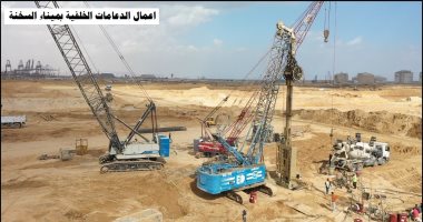 ميناء العين السخنة شاهد على أكبر عملية تطوير للموانئ المصرية.. رهان اقتصادى لربط البحرين الأحمر والمتوسط.. خدمات القيمة المضافة للحاويات والبضائع ودحرجة السيارات والبضائع الكيماوية أبرز الأعمال.. صور