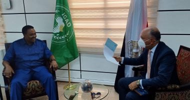 السفير المصري في جيبوتي يلتقي بالسكرتير التنفيذي لمنظمة الإيجاد