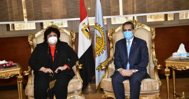 محافظ الغربية يستقبل وزيرة الثقافة في الديوان العام