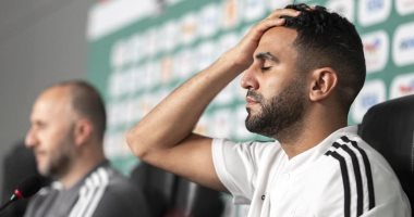رياض محرز يرد على اعتزاله الدولي بصورة بعد فوز الجزائر على تنزانيا