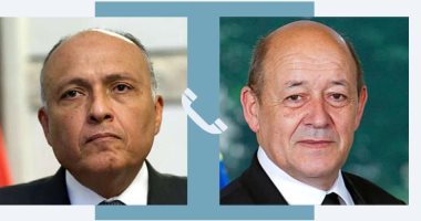 وزير الخارجية يؤكد لنظيره الفرنسى ضرورة إخراج جميع القوات الأجنبية من ليبيا
