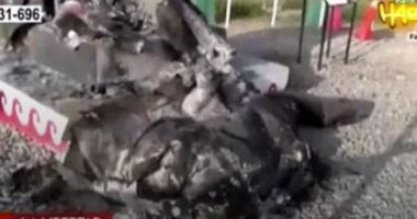 تمثال يشعل الجدل فى بيرو.. أثار السخرية والغضب على مواقع التواصل الاجتماعى.. مجهولون يحرقونه بالبنزين لأنه مثير للجنس.. وزيرة الثقافة تنتقد تدميره: النصب نسخة طبق الأصل من تماثيل حضارة الإنكا