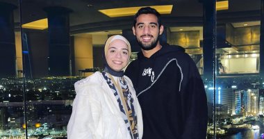 أحمد ياسر ريان يحتفل بأول عيد ميلاد له بعد خطوبته من علياء الزنوكى