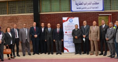 افتتاح مكتب الضرائب العقارية بجامعة أسيوط استكمالاً لأول مجمع خدمات بالجامعات