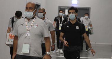 وصول لاعبى منتخب مصر ملعب جابوما استعدادا لملاقاة كوت ديفوار.. فيديو و صور