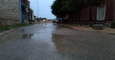 أمطار متوسطة على مدينة السادات فى المنوفية والمحافظ يعلن رفع درجة الاستعداد