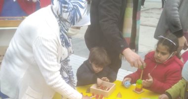 ورش للأطفال فى معرض القاهرة للكتاب برعاية وزارة التضامن.. شاهد