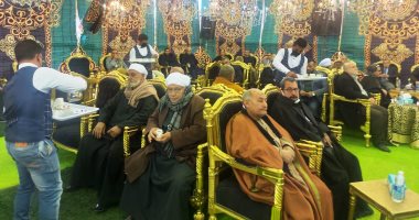 شيوخ القبائل وكبار العائلات بالإسماعيلية يؤدون واجب العزاء لأسرة الراحل ياسر رزق
