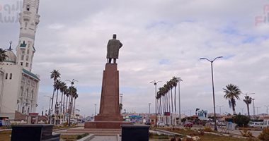 الغيوم تغطى سماء مدينتى بورسعيد وبورفؤاد.. وطوارئ لمواجهة الأمطار.. صور