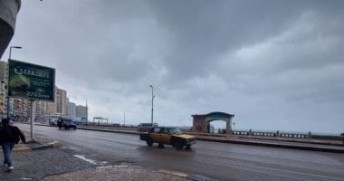 عاجل ..أمطار غزيرة تضرب الإسكندرية الآن .. فيديو