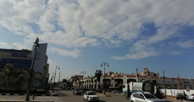 بعد موجة الطقس السيئ.. شمس ساطعة وأجواء مناخية معتدلة ببورسعيد.. صور ولايف