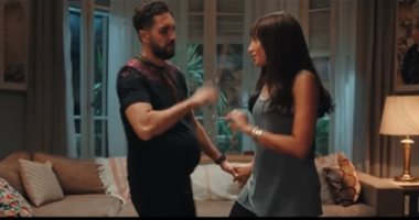 تحدى رقص جديد من دينا الشربينى وهشام ماجد على ألحان فيلم حامل اللقب.. فيديو