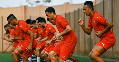 منافس مصر.. جدية فى مران منتخب المغرب استعدادا للفراعنة