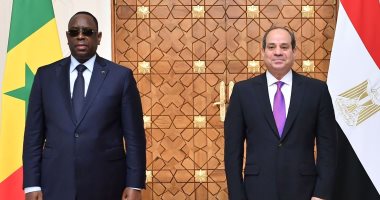 الرئيس السيسي ونظيره السنغالى يبحثان فى قصر الاتحادية تعزيز العلاقات السياسية والاقتصادية والأمنية والثقافية.. وتوافق على تعزيز التنسيق والتشاور الحثيث المشترك لمتابعة تطورات قضية سد النهضة.. صور