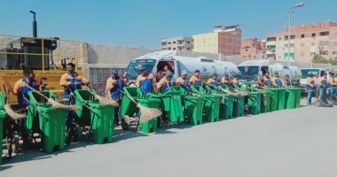 حملة لرفع مخلفات القمامة التاريخية بالهايكستب شرق القاهرة.. صور