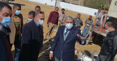محافظ المنيا يعلن تخصيص 138 مليون جنيه لقطاع الرصف ضمن الخطة الاستثمارية.. صور