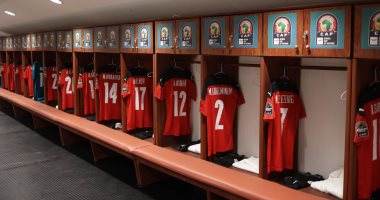 شاهد.. غرفة ملابس منتخب مصر قبل مواجهة المغرب فى كأس الأمم الأفريقية