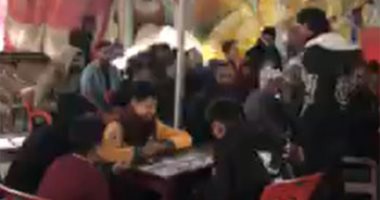 بث مباشر ..  أهالي قرية محمد صلاح لحظة متابعة مباراة مصر والمغرب
