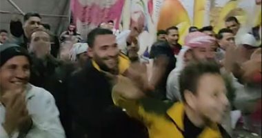 فرحة أهالي نجريج مسقط رأس محمد صلاح بالهدف الثانى.. فيديو 