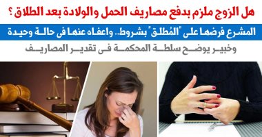 هل الزوج ملزم بدفع مصاريف الحمل والولادة بعد الطلاق؟.. نقلا عن برلمانى