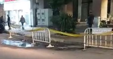 هبوط أرضى وسط الإسكندرية والمحافظ يكلف بسرعة الإصلاح.. فيديو