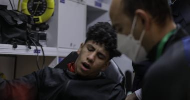 أول تعليق من عمار حمدى بعد إصابة الركبة فى مران الأهلى