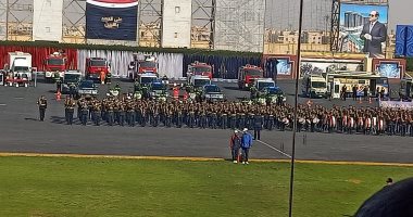 تدريبات بالمدينة المرورية وإطفاء الحرائق بفعاليات معرض التكنولوجيا الأمنية.. صور 