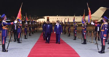 الرئيس السيسي يستقبل رئيس جيبوتي إسماعيل عمر جيلة بمطار القاهرة..صور