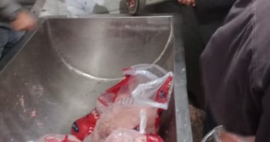ضبط 2 طن لحوم فاسدة بمخزن ومنفذ إعداد وتعبئة فى الجيزة 