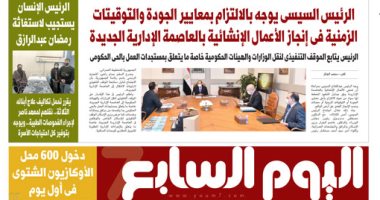 الرئيس السيسى يتابع موقف نقل الوزارات للعاصمة الإدارية.. غدا بـ"اليوم السابع"