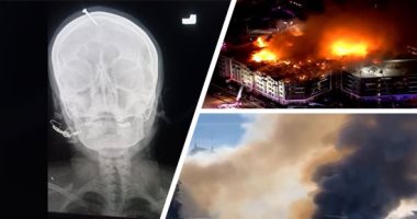 العالم هذا المساء.. حريق هائل فى مطبعة بنك فرنسا المركزى.. نقل امرأة باكستانية للمستشفى بعد غرسها مسمارا فى رأسها لضمان ولادة طفل ذكر.. و40 نائبا جمهوريا بالكونجرس يدعون بايدن لقياس قدراته العقلية.. فيديو وصور