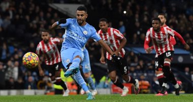 مانشستر سيتي يتفوق على برينتفورد بهدف محرز بالشوط الأول فى الدوري الإنجليزي